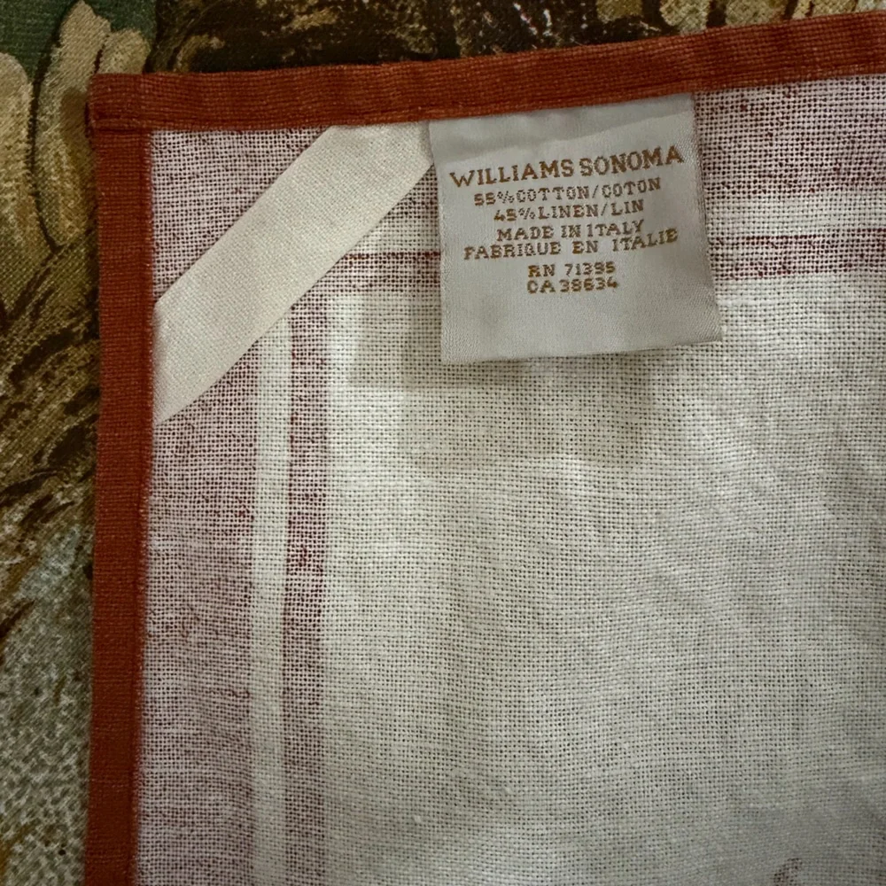 Williams Sonoma Thanksgiving Tea Towel